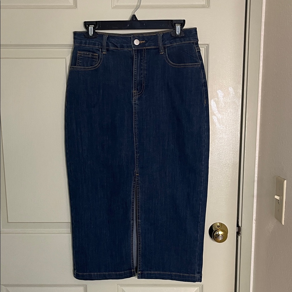 bagatelle Dark Blue Denim Waistband Detail